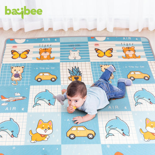Baybee Crawling Foldable Kids Play Mat for Babies Size 180x150CM -  Assorted Themes BAYBEE