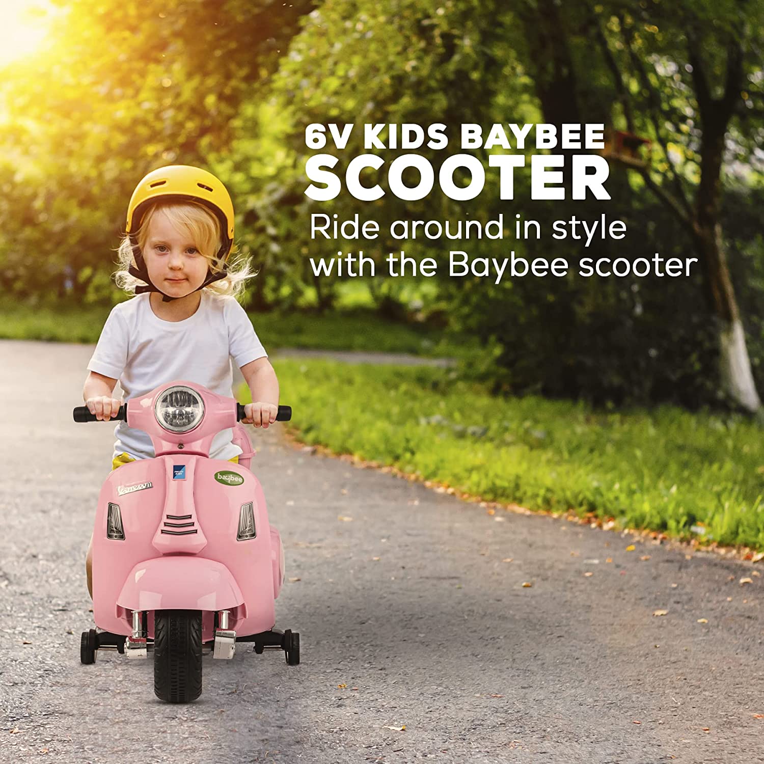 Baybee Mini Vespa Battery Operated kids electric bike Baybee India