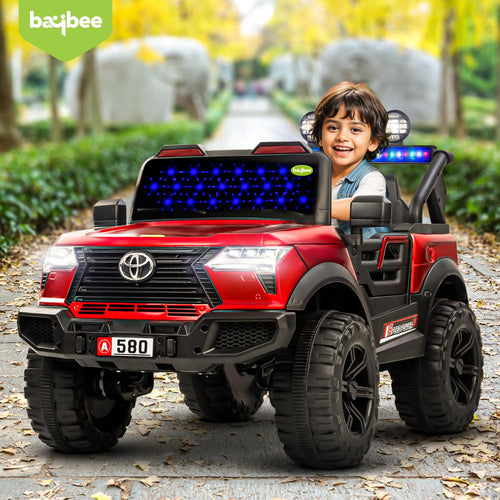 Baybee Ceyato Battery Operated Jeep for Kids with Light & Music Kids to Drive 3 to 8 Years Boy Girl Baybee India