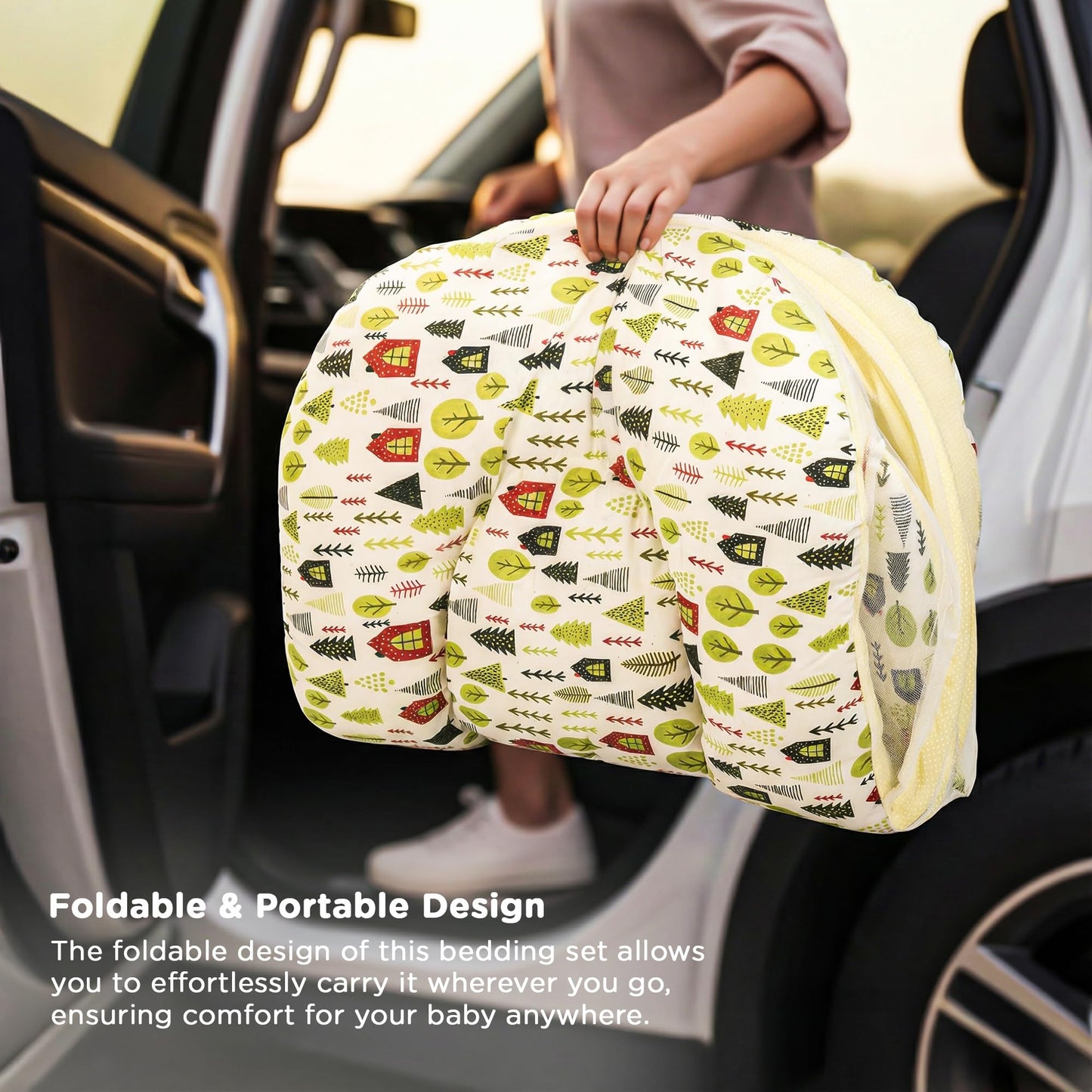 Baybee Baby Bedding Set for New Born Baby, Bed Mattress with Mosquito Net Baybee India