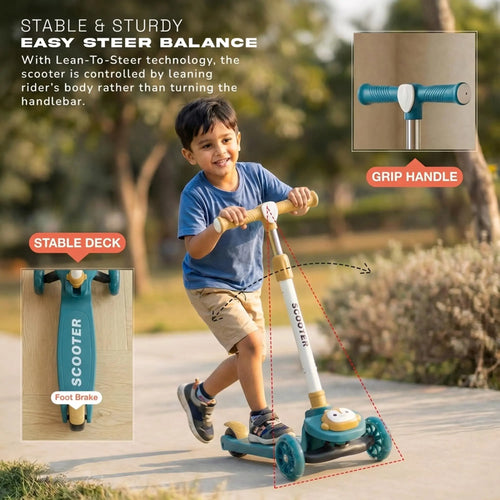 Baybee Frosto Kick Scooter for Kids Foldable Kids Scooter Baybee India