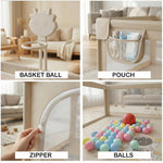 Baybee Kids Playpen for Babies with Basket Ball Hoop (180 x 150 CM) Baybee