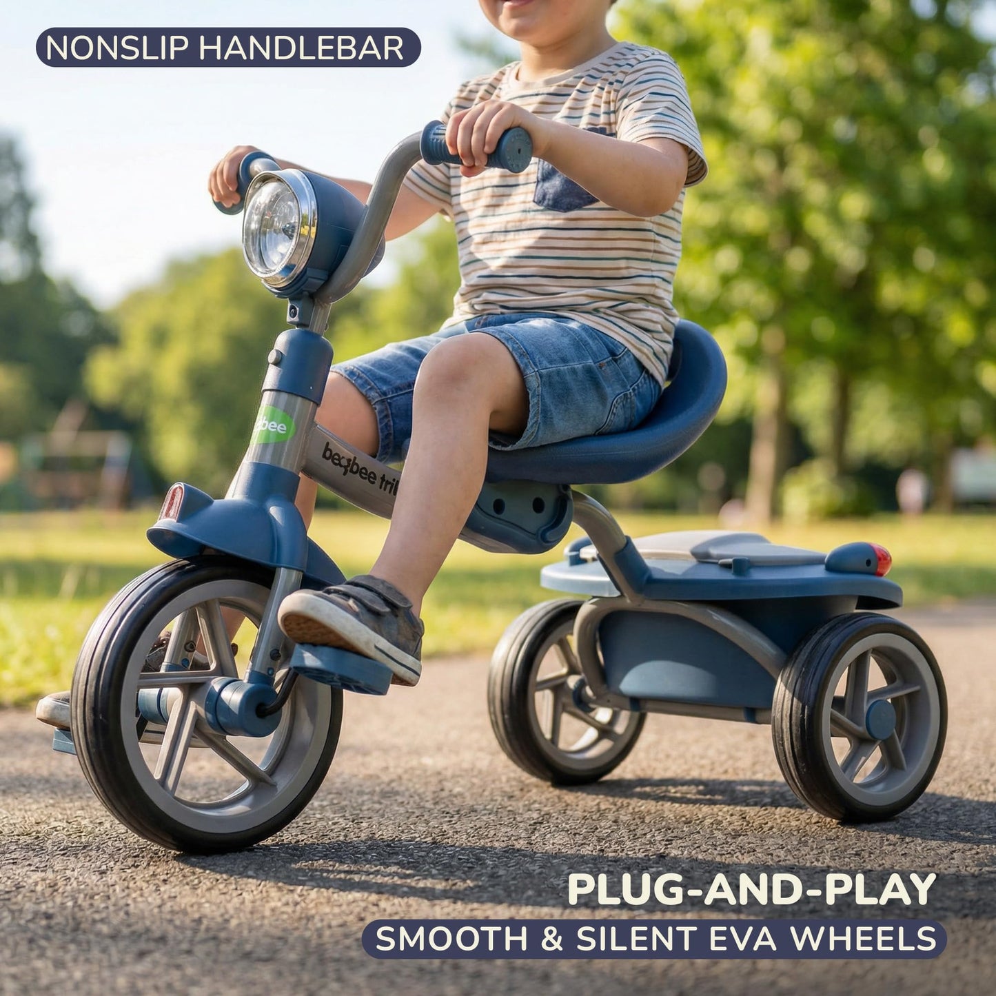 Baybee Flyer Baby Tricycle for Kids, Smart Plug & Play Kids Cycle BAYBEE