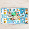 Baybee Crawling Foldable Kids Play Mat for Babies Size 180x150CM -  Assorted Themes BAYBEE