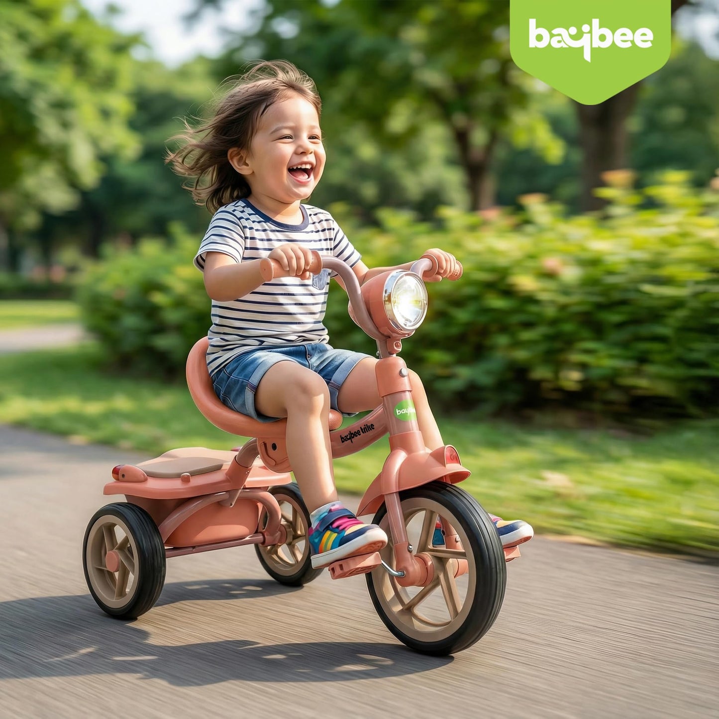 Baybee Flyer Baby Tricycle for Kids, Smart Plug & Play Kids Cycle BAYBEE