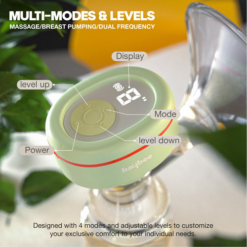 Baybee Mivac Electric Breast Pump for Feeding Mothers, Automatic Breast Pump Electrical with LED Display BAYBEE