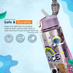 Baybee Galaxy Baby Sipper Water Bottle with Soft Silicone Straw and Strap (800ml) BAYBEE