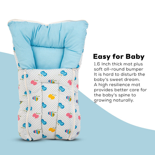 BAYBEE Baby Cotton Printed Sleeping Cum Carry Bag for New Born BAYBEE