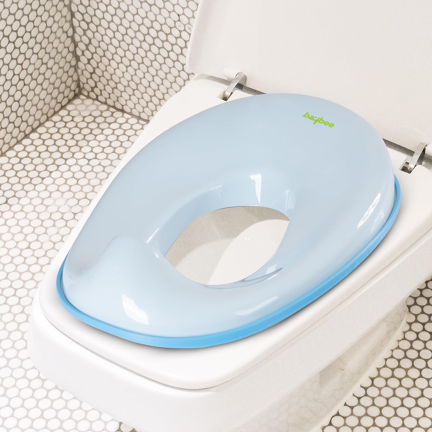 ToyLet Toilet Training Potty, toilet seat cover wipes storage BLUE