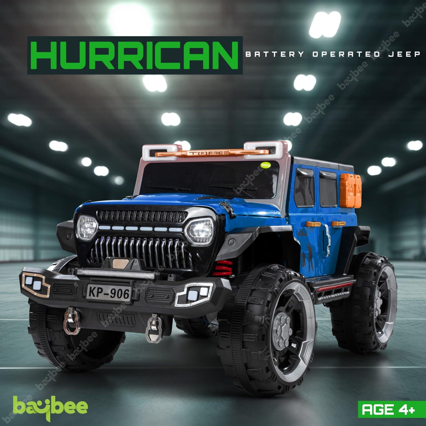 Baybee Hurricane Rechargeable Battery Operated Jeep for Kids Ride on Kids Car with Music & Light BAYBEE