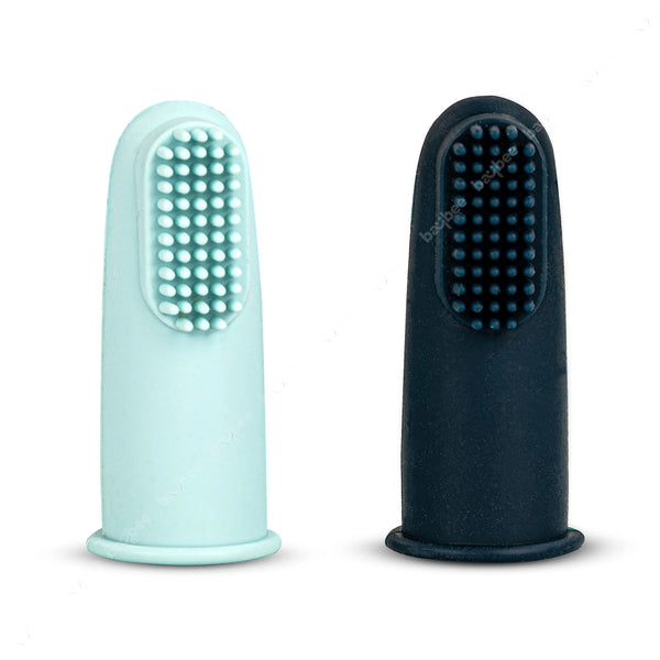 Baybee Silicon Baby Finger Toothbrush with Super Soft Bristles Food Grade BPA Free