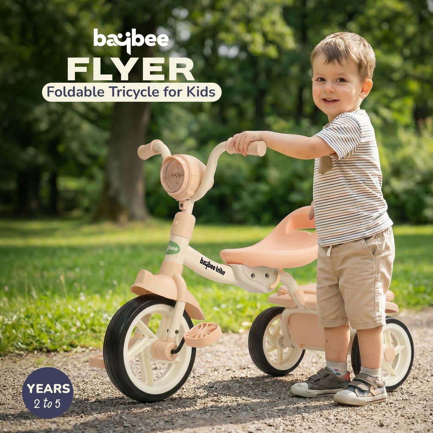Baybee Flyer Baby Tricycle for Kids, Smart Plug & Play Kids Cycle BAYBEE