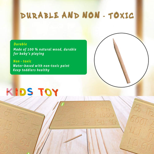 Baybee Wooden Tamil Consonants Learning Educational Board for Kids BAYBEE