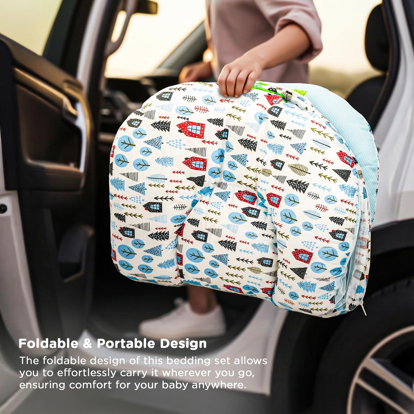 Baybee Baby Bedding Set for New Born Baby, Bed Mattress with Mosquito Net Baybee India