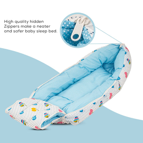BAYBEE Baby Cotton Printed Sleeping Cum Carry Bag for New Born BAYBEE
