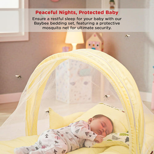Baybee Baby Bedding Set for New Born Baby, Bed Mattress with Mosquito Net Baybee India