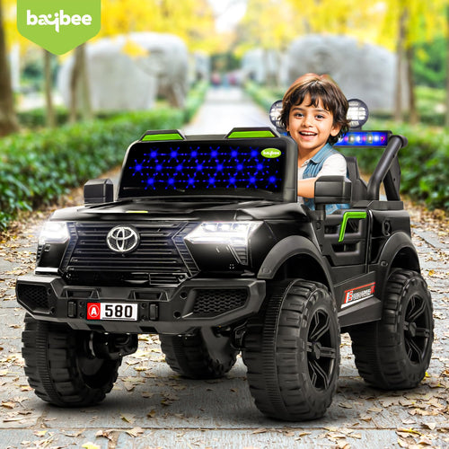 Baybee Ceyato Battery Operated Jeep for Kids with Light & Music Kids to Drive 3 to 8 Years Boy Girl Baybee India