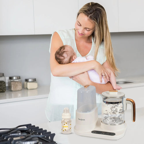 Baby Bottle Warmer & Sterilizer  with LCD Temperature Display, Smart & BPA Free Nipple BAYBEE