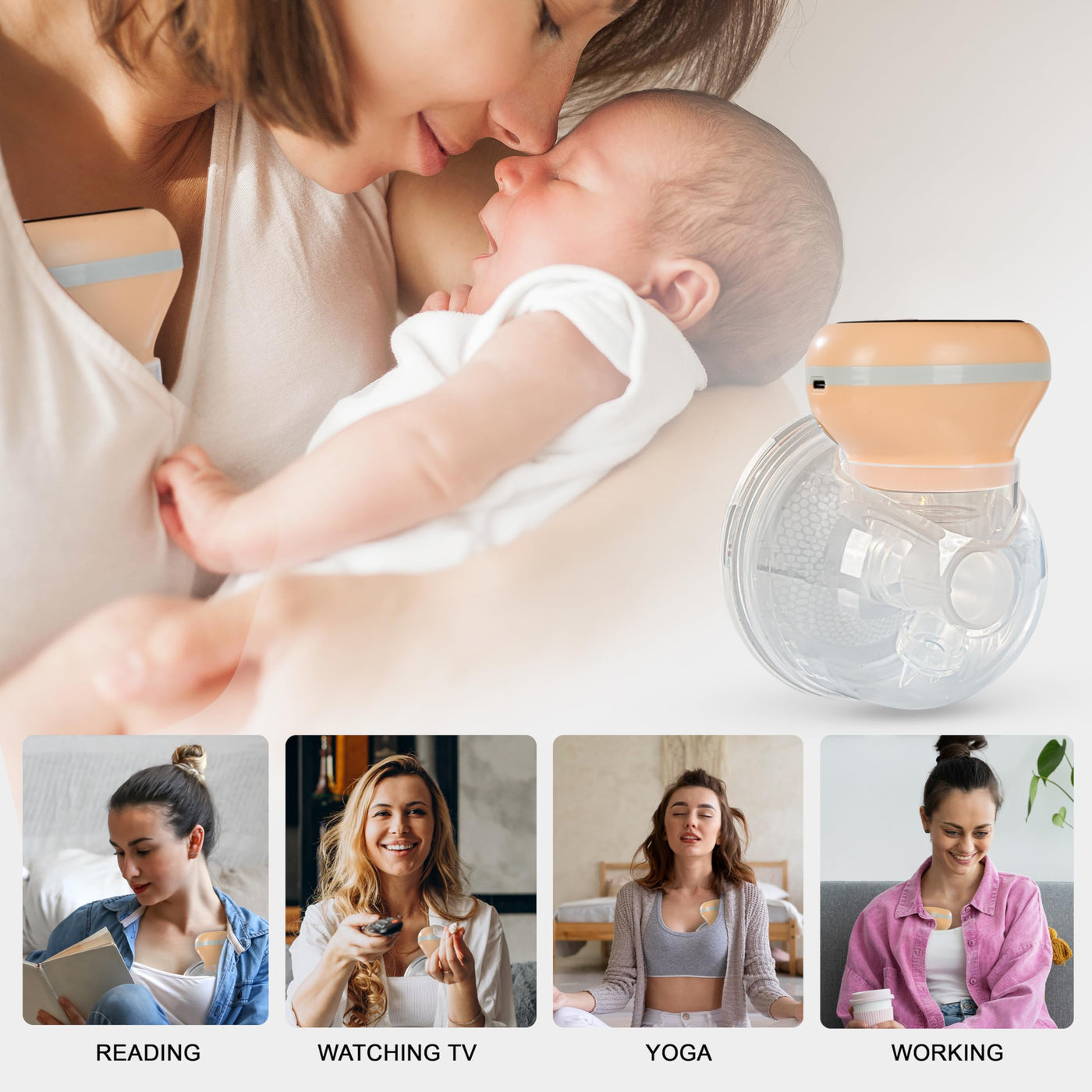 Buy Automatic Breast Pump for Feeding Mothers With Electric