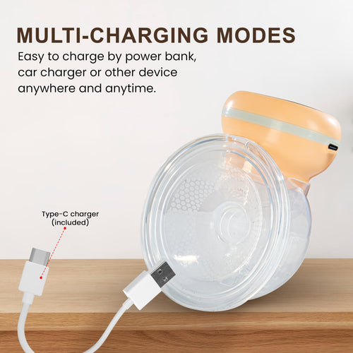 Baybee Wearable Electric Breast Pump for Feeding Mothers, Automatic Breast Feeding Pump Electrical with Led Screen BAYBEE