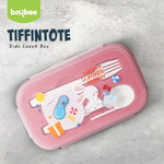 Baybee TiffinTote Lunch Box for School Kids with Spoon & Fork (1050ml LB with 500ml WB) BAYBEE