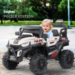 Baybee Police Edition Battery Operated Jeep for Kids, Ride on Baby Car with Music & Light | Kids Jeep Rechargeable Battery Car