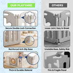 Baybee Lion Kids Playpen for Babies  (16 Panels) Foldable Baby Play Area Indoor Setup BAYBEE