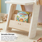 Baybee 2-in-1 Convertible Drawing & Writing Table for Kids Study Table with Whiteboard, Storage & Ergonomic Chair Baybee India