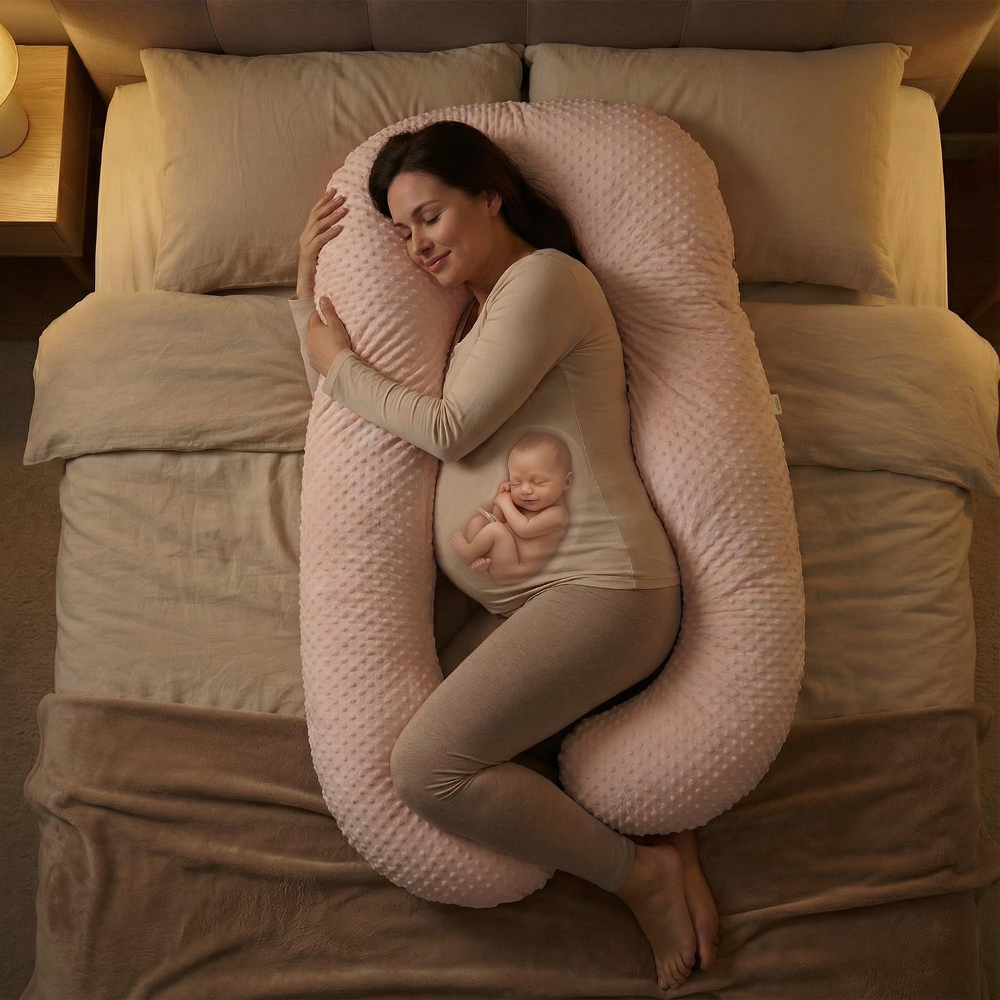 Baybee Maternity Pillows for Pregnancy Sleeping with 360° Full Body Support Baybee India