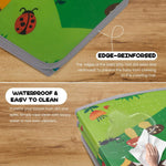 Baybee Forest Theme Baby Double Sided Play Mat Foldable Crawling Mat Size W-180cm X H-200 cm Assorted Themes BAYBEE