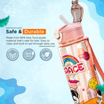 Baybee Galaxy Baby Sipper Water Bottle with Soft Silicone Straw and Strap (800ml) BAYBEE