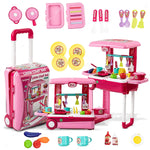 Baybee 2 in 1 Kitchen Set for Kids, Portable Pretend Play Toys BAYBEE