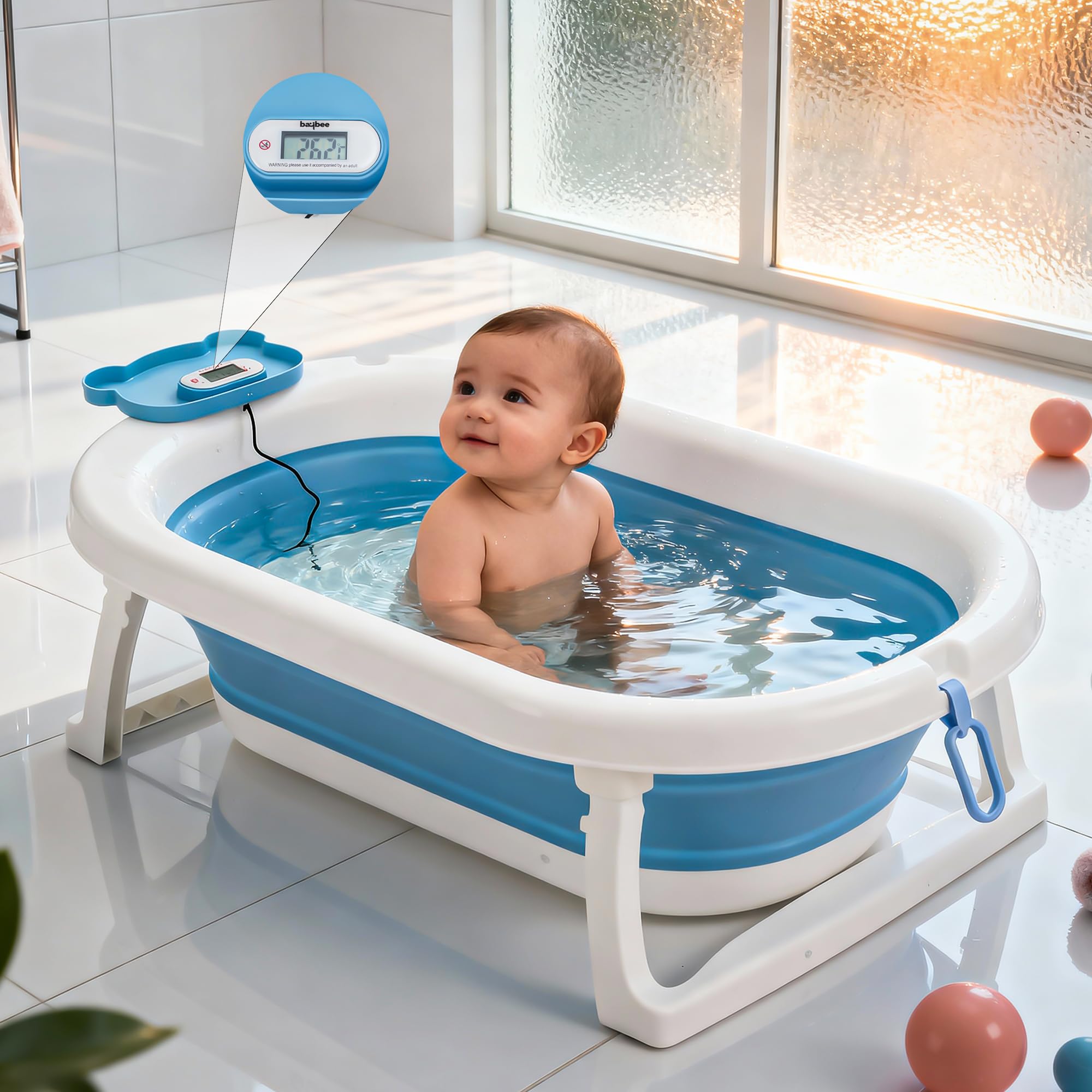 Baybee Tubby Bath Tub for Baby, Foldable Baby Bathtub for Kids