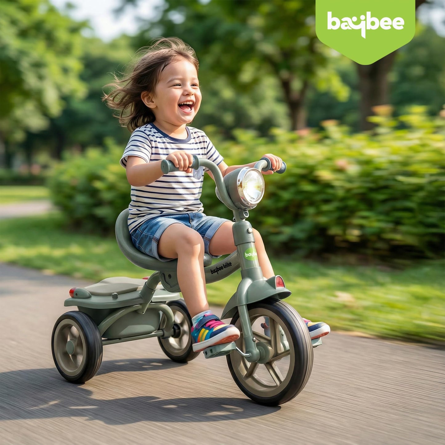 Baybee Flyer Baby Tricycle for Kids, Smart Plug & Play Kids Cycle BAYBEE
