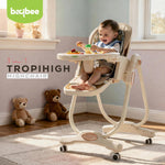 Baybee 3 in 1 High Chair with Removable Food & Toy Tray, 4 Level Height Adjustment Baybee India