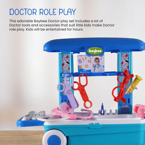 Doc-in-a-Box 3 in 1 Portable Pretend Play Doctor Set BAYBEE