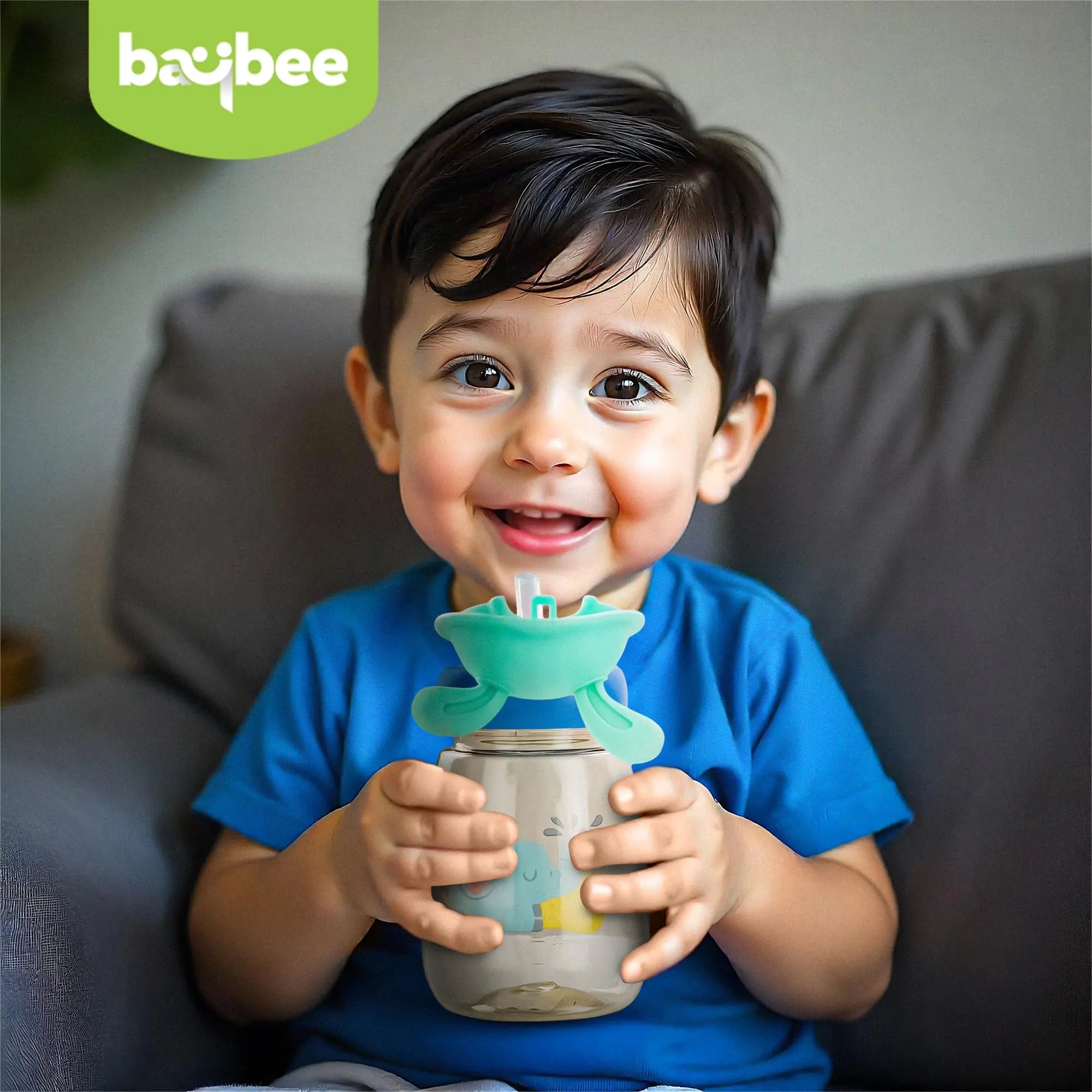 Baybee Zippy Sipper Bottle for Kids, BPA Free Anti-Spill Sippy Bottle (540ml) BAYBEE
