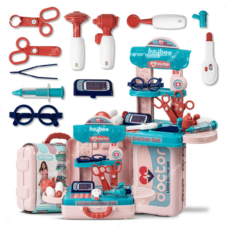 Baybee 3 in 1 Pretend Play Little Doctor Set Toys with Medical Accessories for Kids BAYBEE