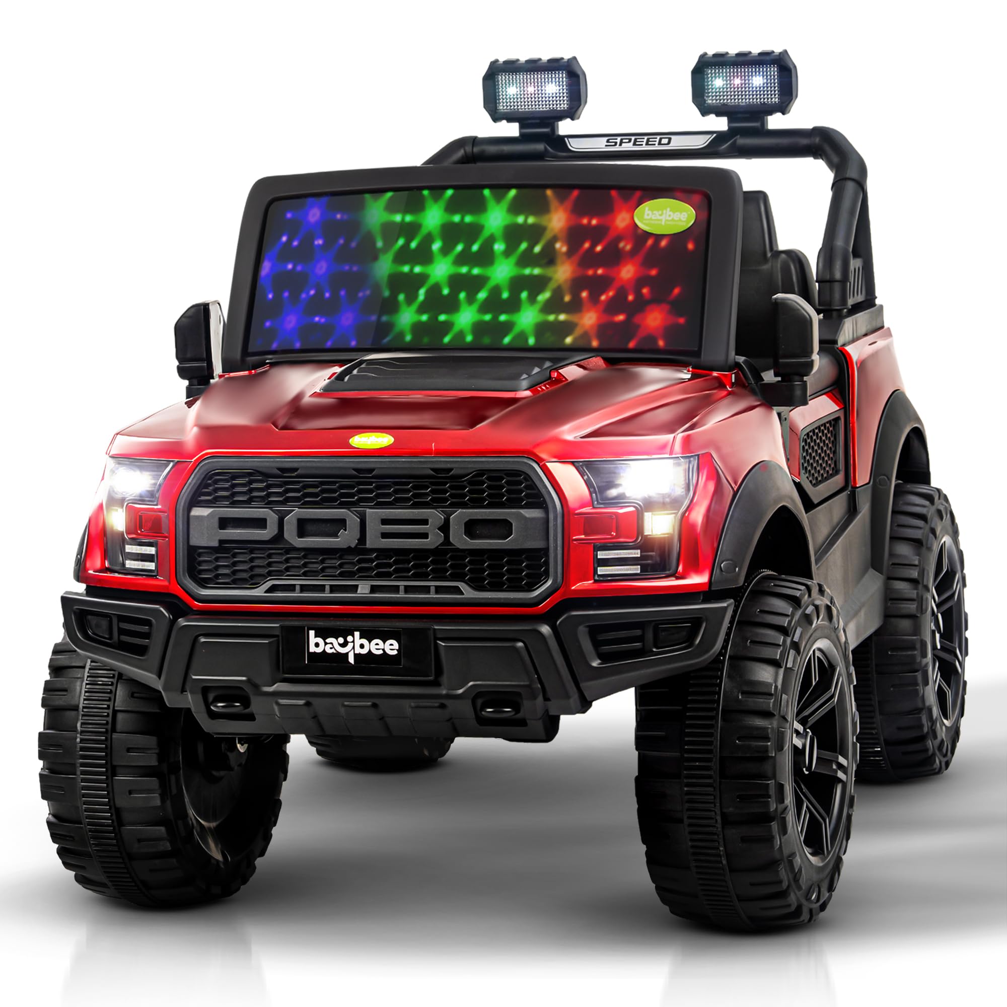 Baybee Bronco 4×4 Battery Operated Jeep for Kids | RGB Windshield Light & Music | Kids to Drive 3 to 8 Years (Painted)