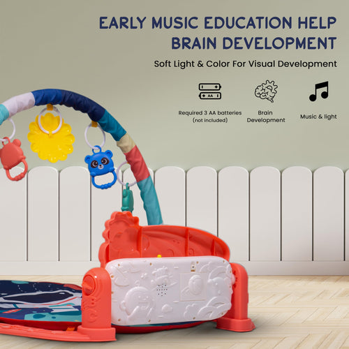 Universe Theme Kick & Play Piano Playgym for Babies with Hanging Rattles - Piano Baybee India