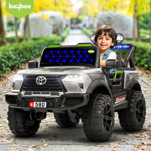 Baybee Ceyato Battery Operated Jeep for Kids with Light & Music Kids to Drive 3 to 8 Years Boy Girl Baybee India