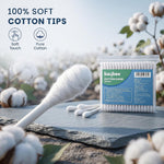 Baybee 400 Pcs Baby Cotton Swab Ear Buds Cleaner, Made of Biodegradable Baybee