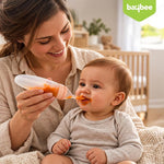 Baybee Silicone Food Squeeze Feeder Anti-Colic & BPA Free with Spoon for Infants Baybee India