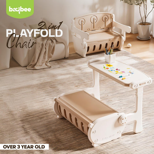 Baybee 2-in-1 Kids Table and Chair Set Convertible Study Desk Baybee India