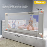 Baybee Bed Rail Guard for Baby Safety | Bed Side Protector for Baby with 28 Level Height Adjustable Baybee