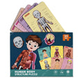 Baybee Wooden Human Body Parts Structure Jigsaw Puzzle Set for Kids Toys BAYBEE