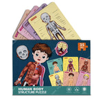 Baybee Wooden Human Body Parts Structure Jigsaw Puzzle Set for Kids Toys BAYBEE