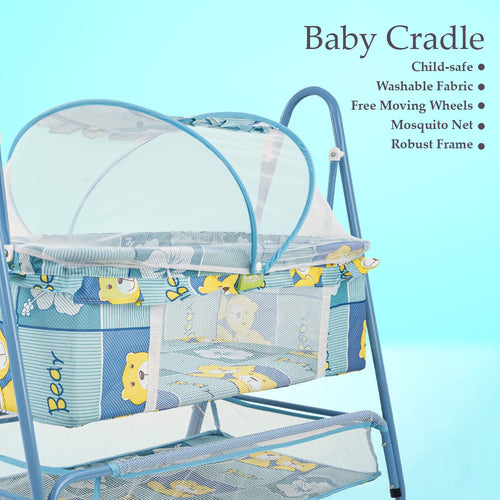 BAYBEE Arise Baby Swing Cradle for Baby with Mosquito Net, Palna Jhula for Baby BAYBEE