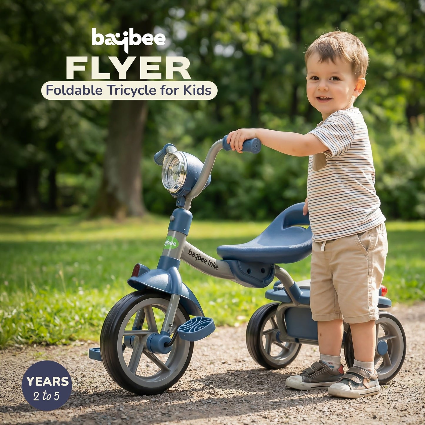 Baybee Flyer Baby Tricycle for Kids, Smart Plug & Play Kids Cycle BAYBEE