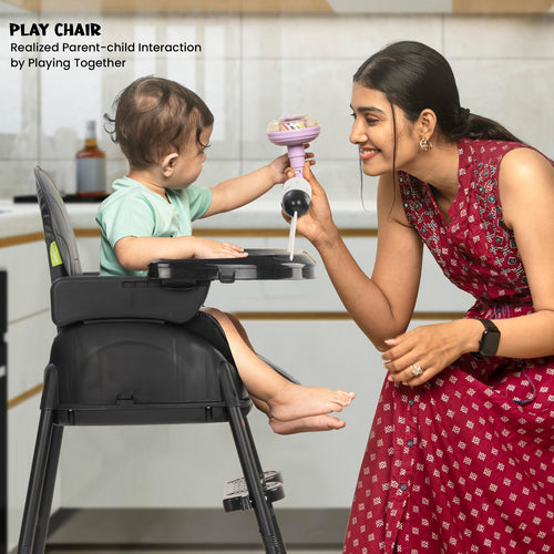 Baybee 4 in 1 Nora Convertible High Chair for kids with Adjustable Height BAYBEE